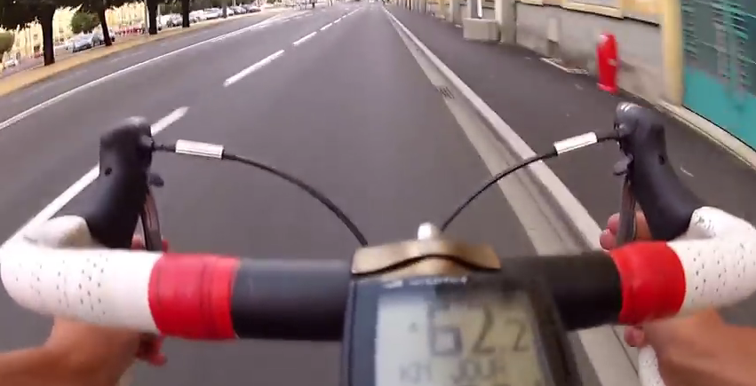 Un vélo se fait flasher par un radar 